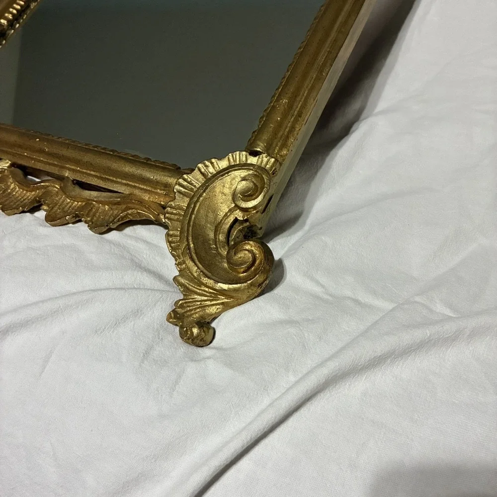 Vintage LaBarge Hollywood Regency Gold Gilt Wood Wall Mirror Mid Century MCMRare